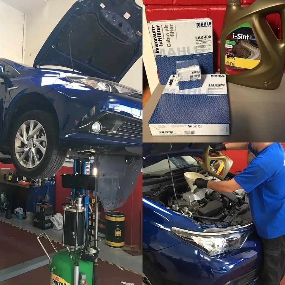 Cambio de aceite y filtros · Toyota Auris