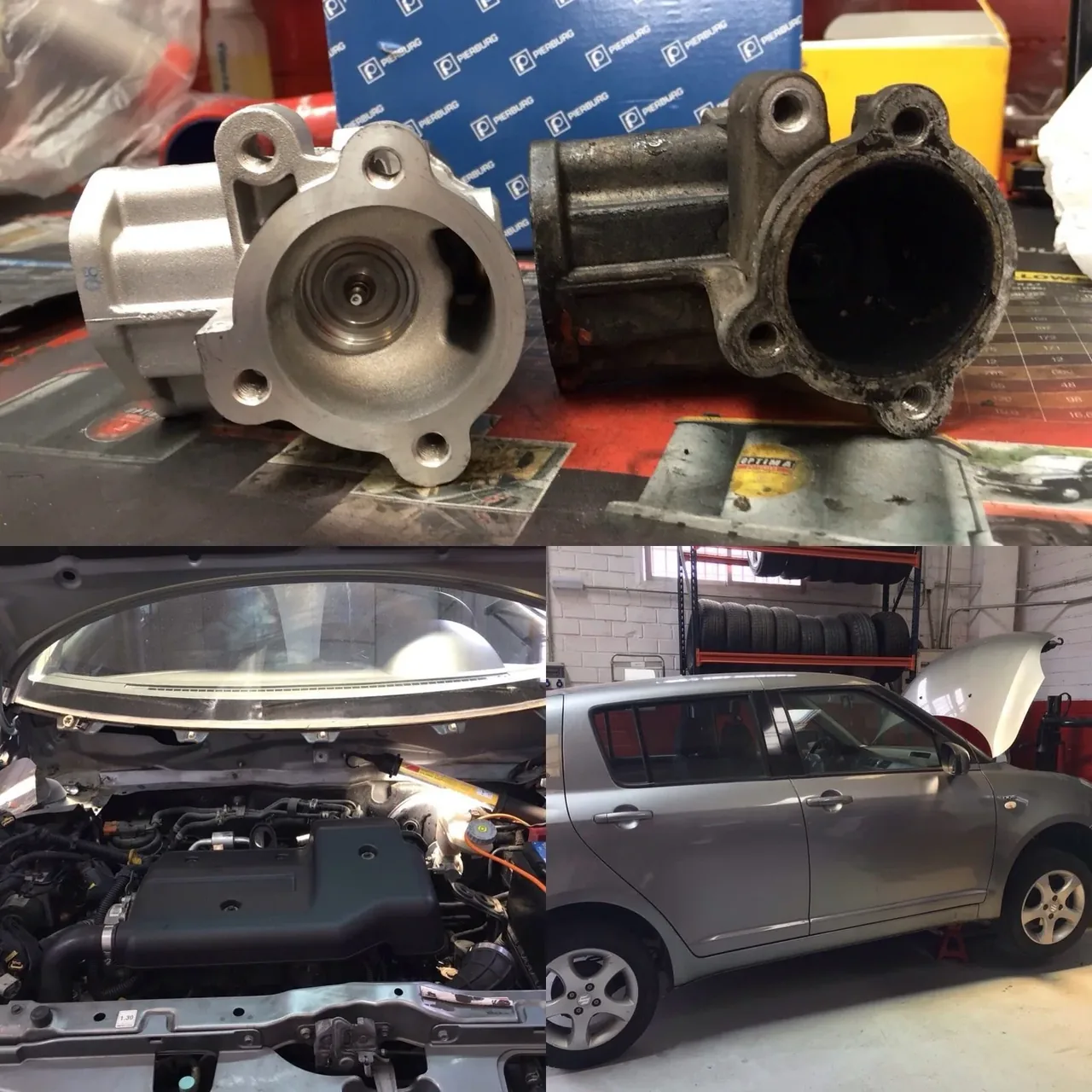 Cambio válvula EGR · Suzuki Swift
