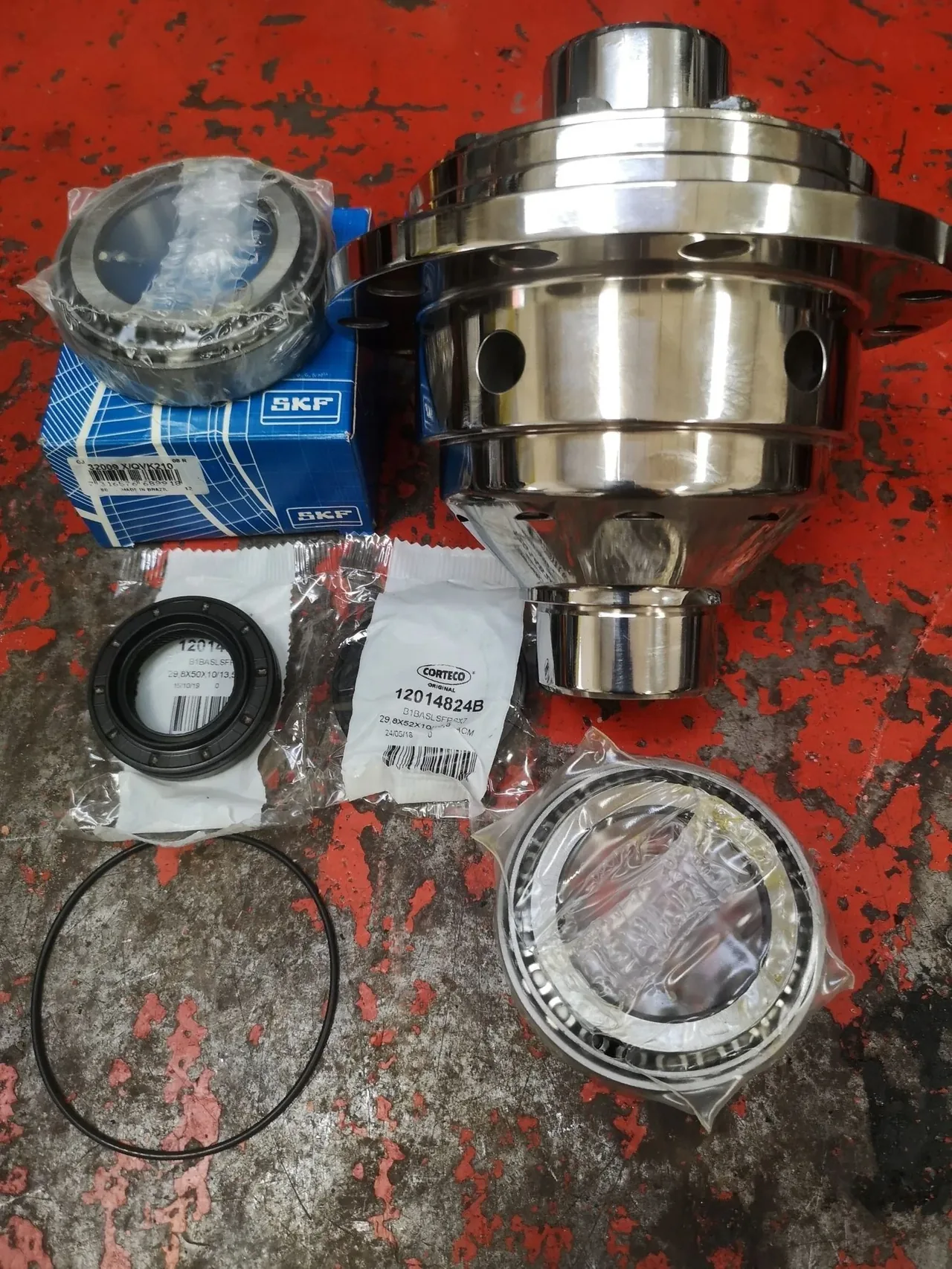 Diferencial autoblocante + rodamientos SKF
