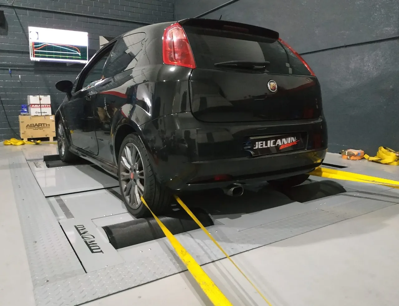 Fiat Grande Punto Abarth en banco
