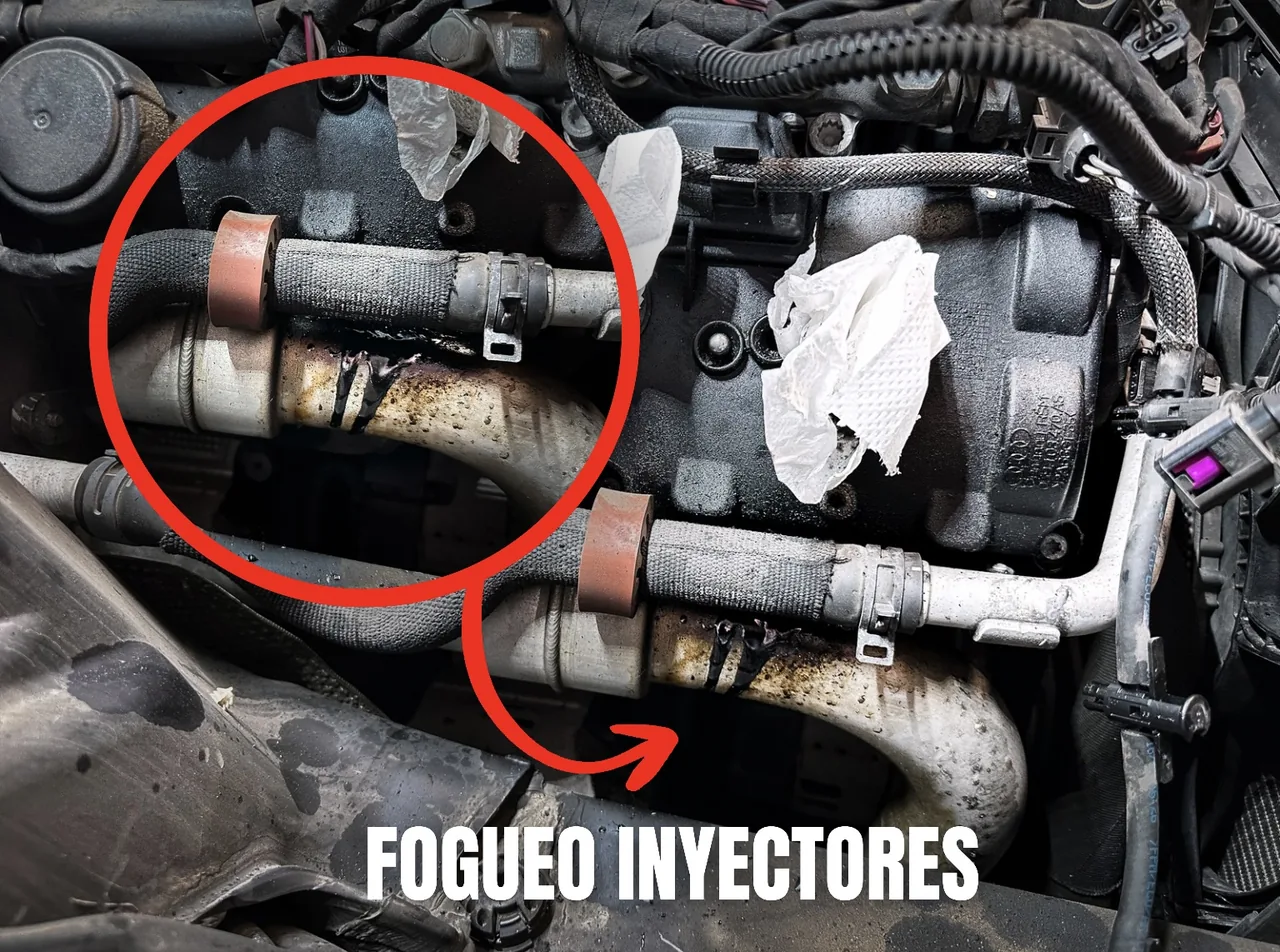 Reparación fogueo inyectores